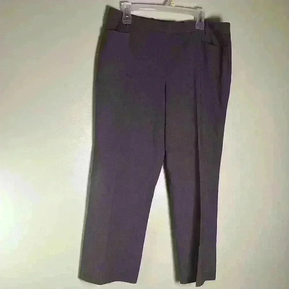 Woman, brown Calvin Klein,  working, dressed modern fit pants - Picture 1 of 6